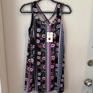 Pink Rose Vintage Floral Dress